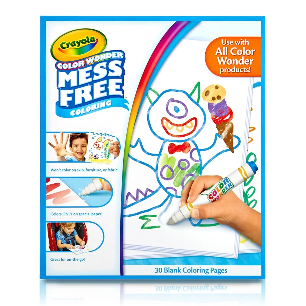 Wholesale β 12 Packs: 30 ct. (360 total) Crayola Color Wonder Mess Free Blank Coloring Pages π 3 Wholesale β 12 Packs: 30 ct. (360 total) Crayola Color Wonder Mess Free Blank Coloring Pages π
