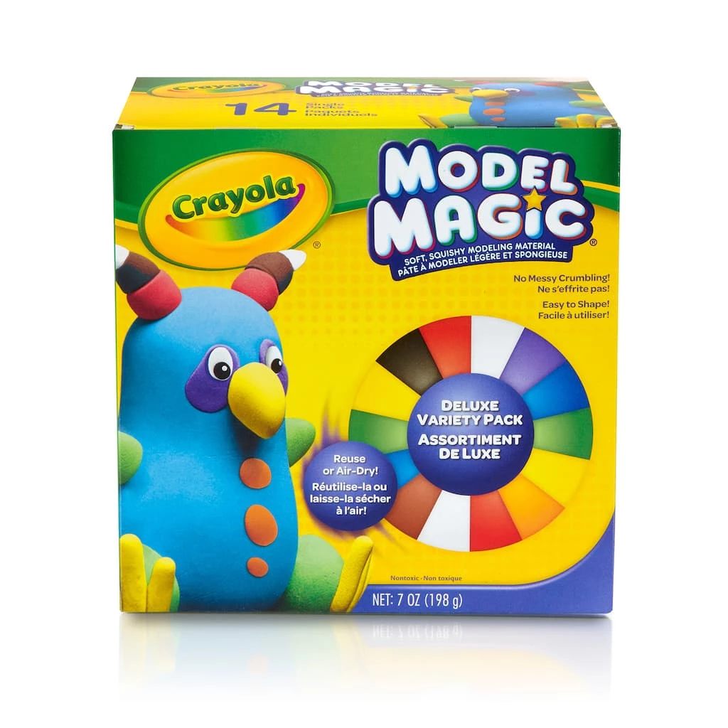 Brand new ๐ 12 Packs: 14 ct. (168 total) Crayola® Model Magic® Deluxe Variety Pack by Crayola Model Magic ๐ 3 Brand new ๐ 12 Packs: 14 ct. (168 total) Crayola® Model Magic® Deluxe Variety Pack by Crayola Model Magic ๐