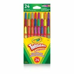 Promo ⌛ Crayola® Mini Twistables Fun Effects Crayons, 24ct. 💯