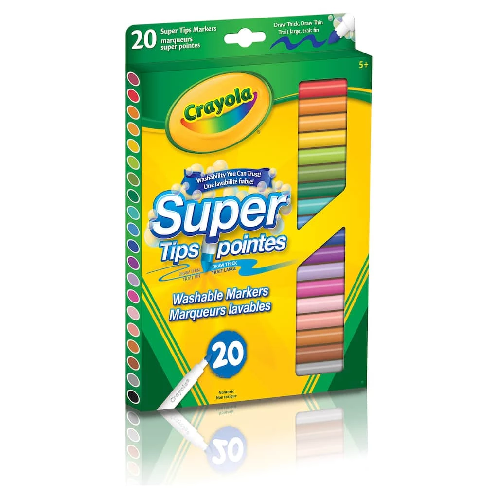 Best Sale ๐ Crayola Super Tips Washable Markers, 20ct. ๐งจ 6 Best Sale ๐ Crayola Super Tips Washable Markers, 20ct. ๐งจ - Image 4