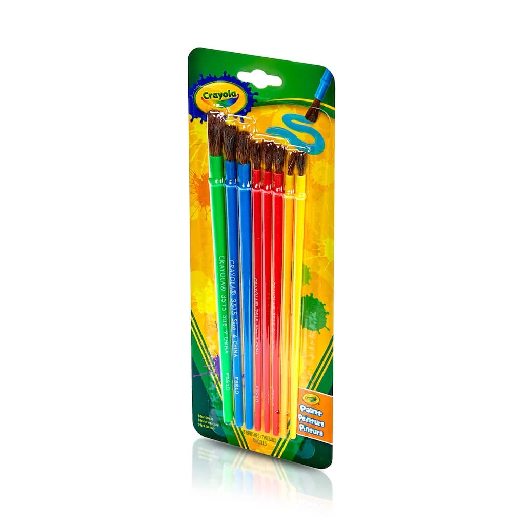 Top 10 🤩 Crayola® Art & Craft Brush Set, 8ct. ❤️ 6 Top 10 🤩 Crayola® Art & Craft Brush Set, 8ct. ❤️ - Image 4