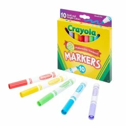 New 👏 12 Packs: 10 ct. (120 total) Crayola® Bold and Bright Broad Line Markers ✨ -Crayola Shop 10218214 4 1