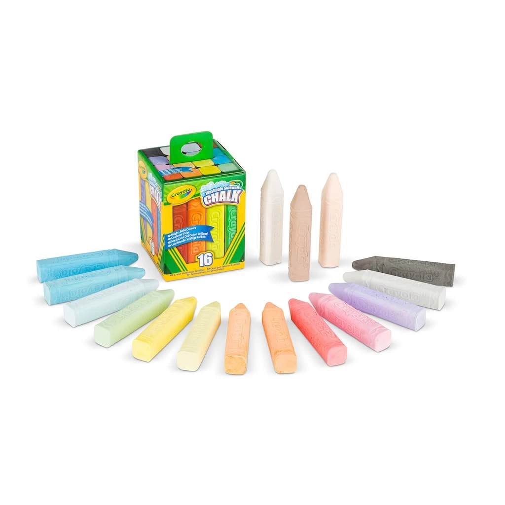 Best deal ⌛ Crayola® Washable Sidewalk Chalk, 16ct. 🔥 4 Best deal ⌛ Crayola® Washable Sidewalk Chalk, 16ct. 🔥 - Image 2