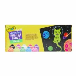 New 🧨 Crayola Neon Washable Kids Paint Set, 10ct. 🔥 -Crayola Shop 10288146 5