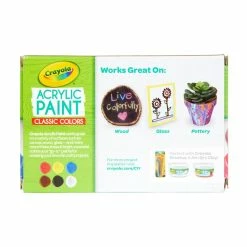 Outlet 😀 Crayola® Acrylic Paint, 6ct. 👍 -Crayola Shop 10288148 6