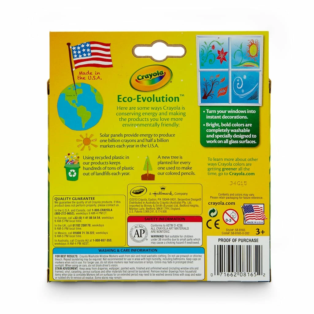 Cheap π€© Crayola Washable Window Markers, 8ct. π 6 Cheap π€© Crayola Washable Window Markers, 8ct. π - Image 4