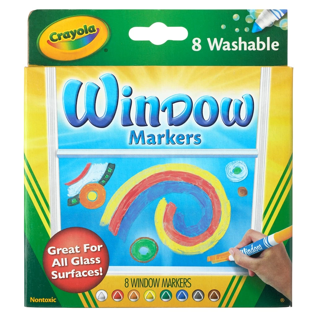 Cheap π€© Crayola Washable Window Markers, 8ct. π 3 Cheap π€© Crayola Washable Window Markers, 8ct. π