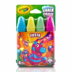 Coupon 💯 Assorted Crayola® Party Colors Anti-Roll Sidewalk Chalk ✨ -Crayola Shop 10319838 2
