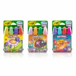 Hot Sale ❤️ Assorted Crayola® Spring Colors Anti-Roll Sidewalk Chalk 🎁
