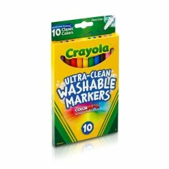 Brand new ⌛ Crayola® Ultra-Clean Fine Line Classic Color Markers, 10 Count ⭐ -Crayola Shop 10354959 3