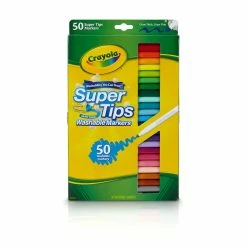 Flash Sale 🤩 Crayola Super Tips Washable Markers, 50ct. ⭐