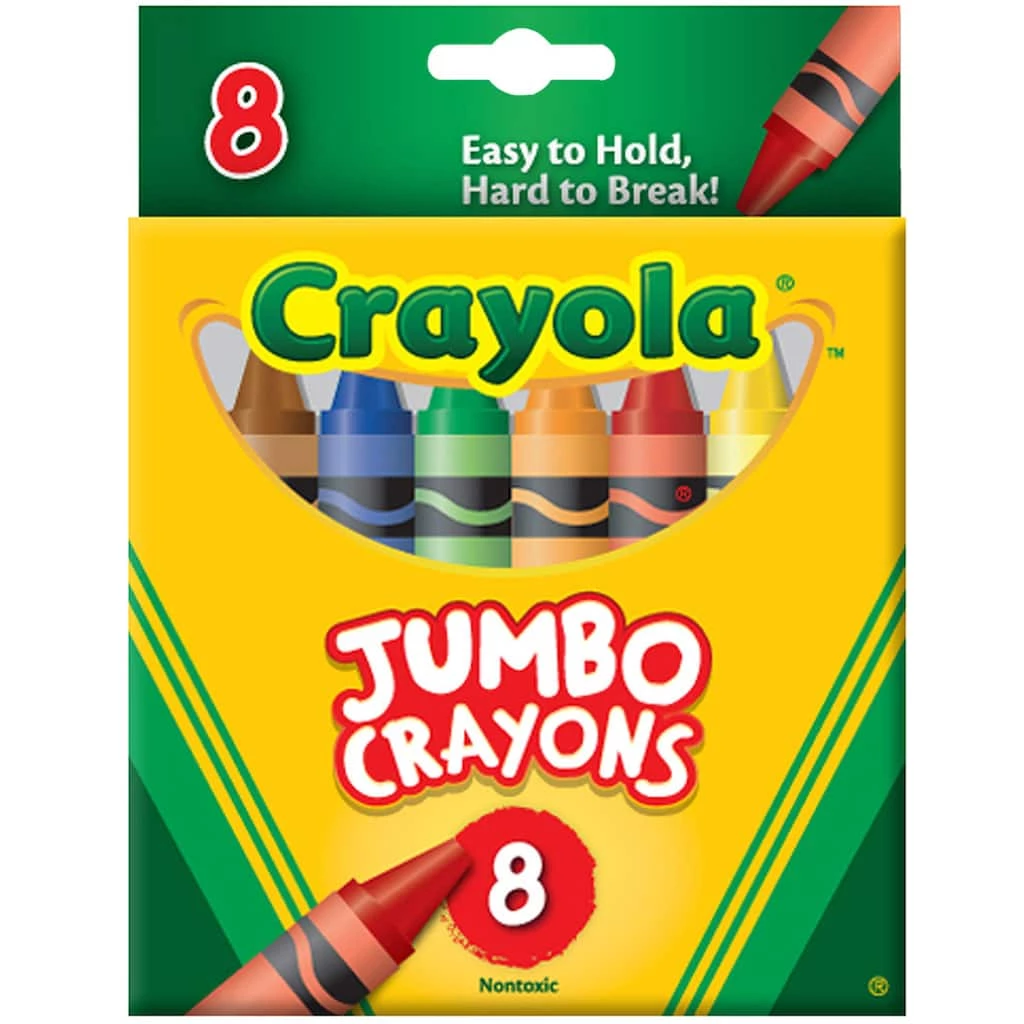 Deals 🔥 12 Packs: 8 ct. (96 total) Crayola® Jumbo Easy Grasp Crayons 😀 3 Deals 🔥 12 Packs: 8 ct. (96 total) Crayola® Jumbo Easy Grasp Crayons 😀
