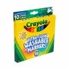 Discount 🔔 12 Packs: 10ct. (120 total) Crayola® Ultra-Clean Broad Line Classic Color Markers ✔️ -Crayola Shop 10359395 10 1