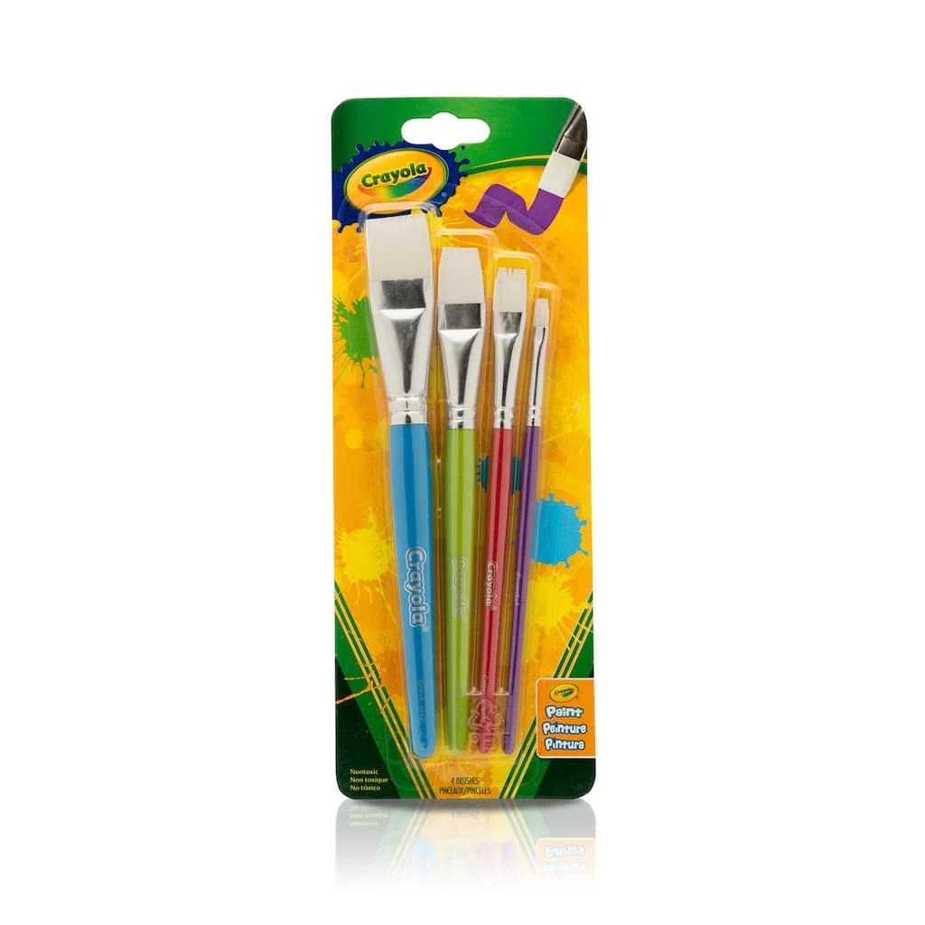 Flash Sale ๐ 8 Packs: 4 ct. (32 total) Crayola® Flat Paint Brushes โญ 3 Flash Sale ๐ 8 Packs: 4 ct. (32 total) Crayola® Flat Paint Brushes โญ