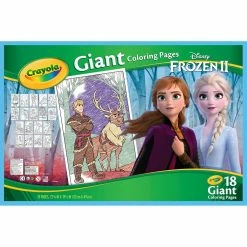 Wholesale 🔥 12 Packs: 18 ct. (216 total) Crayola® Disney Frozen 2 Giant Coloring Pages 🛒 -Crayola Shop 10382701 2