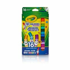 Best Pirce 🥰 12 Packs: 16 ct. (192 total) Crayola® Pip-Squeaks™ Skinnies™ Washable Markers 🎉