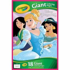 Buy ❤️ 12 Packs: 18 ct. (216 total) Crayola® Disney Princess Giant Coloring Pages ⌛