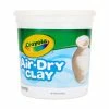 Hot Sale 👏 Crayola White Air Dry Clay, 5lb. 🎉