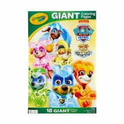 Best reviews of ⭐ Crayola® Paw Patrol® Giant Coloring Pages with Folder Storage 🎁