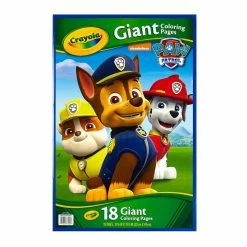 Cheapest ✔️ 12 Packs: 18 ct. (216 total) Crayola® Paw Patrol® Giant Coloring Pages 👏