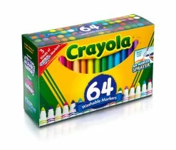 Brand new 🥰 6 Packs: 64 ct. (384 total) Crayola® Broad Line Washable Markers Variety Pack 🥰 -Crayola Shop 10490887 3 1
