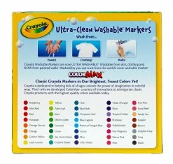 Budget ๐ Crayola Ultra Clean Washable Classic Colors Broad Line Markers, 40ct. ๐ 8 Budget ๐ Crayola Ultra Clean Washable Classic Colors Broad Line Markers, 40ct. ๐ -Crayola Shop 10491270 2