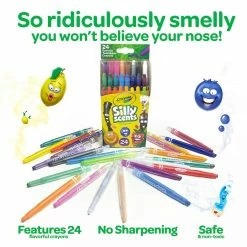 Hot Sale 🔔 12 Packs: 24 ct. (288 total) Crayola® Silly Scents™ Mini Twistables® Crayons 🌟 -Crayola Shop 10520972 u