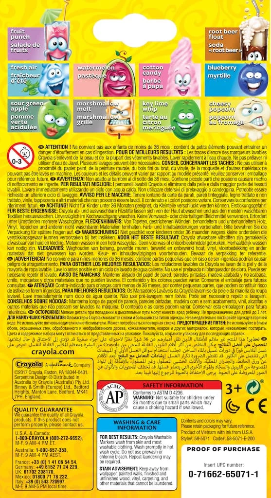 Discount ๐ Crayola® Silly Scents™ Slim Markers, 10ct. ๐ 6 Discount ๐ Crayola® Silly Scents™ Slim Markers, 10ct. ๐ - Image 4