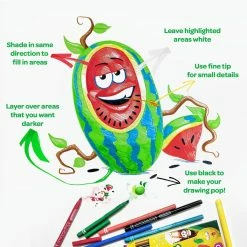 Top 10 👍 12 Packs: 10 ct. (120 total) Crayola® Silly Scents™ Slim Markers ✨ -Crayola Shop 10520973 5 u 1