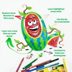 Discount ๐ Crayola® Silly Scents™ Slim Markers, 10ct. ๐ 16 Discount ๐ Crayola® Silly Scents™ Slim Markers, 10ct. ๐ -Crayola Shop 10520973 5 u