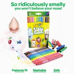 Discount ๐ Crayola® Silly Scents™ Slim Markers, 10ct. ๐ 17 Discount ๐ Crayola® Silly Scents™ Slim Markers, 10ct. ๐ -Crayola Shop 10520973 u