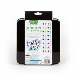 New 😀 Crayola® Signature™ Brush & Detail Dual-Tip Markers 👏 15 New 😀 Crayola® Signature™ Brush & Detail Dual-Tip Markers 👏 -Crayola Shop 10532698 2 u