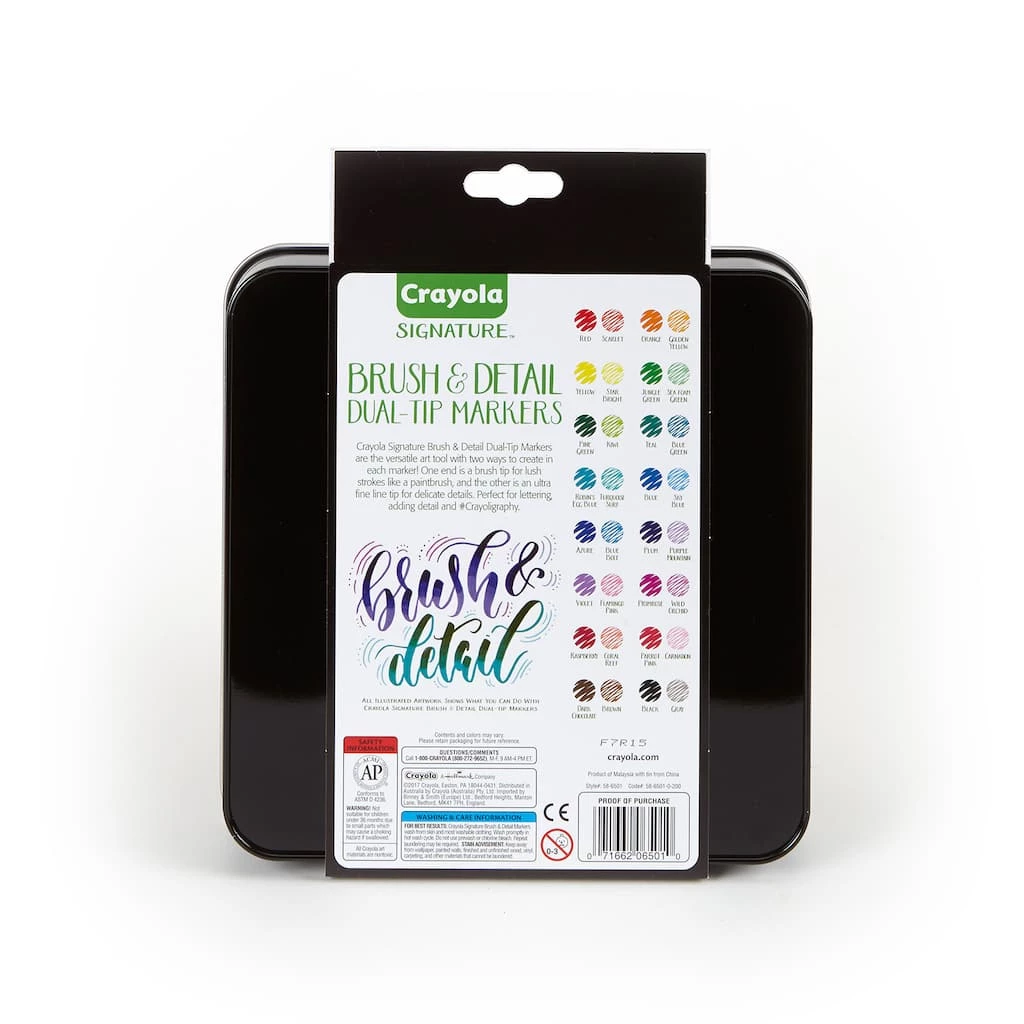 New 😀 Crayola® Signature™ Brush & Detail Dual-Tip Markers 👏 8 New 😀 Crayola® Signature™ Brush & Detail Dual-Tip Markers 👏 - Image 6