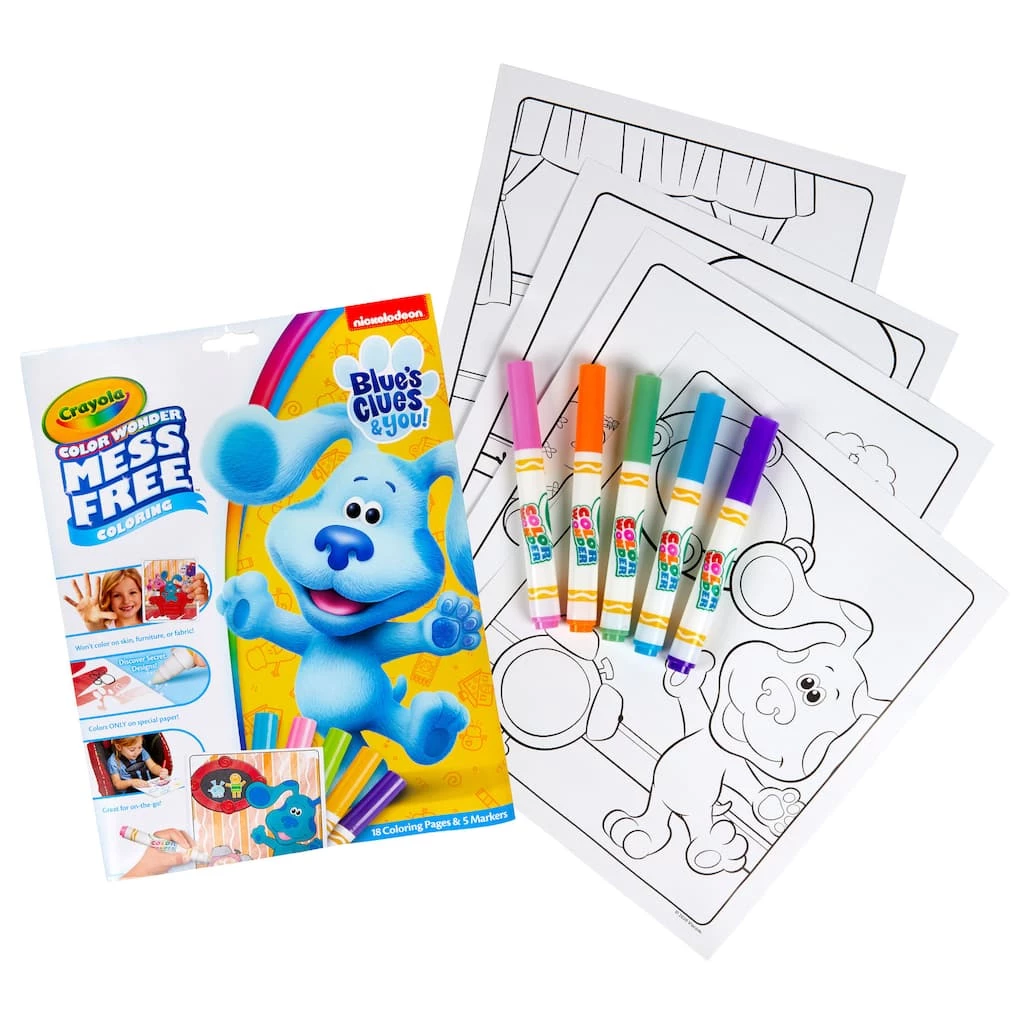 Budget 🥰 Crayola® Color Wonder™ Mess Free Blue's Clues Coloring Set by Crayola Color Wonder ❤️ 5 Budget 🥰 Crayola® Color Wonder™ Mess Free Blue's Clues Coloring Set by Crayola Color Wonder ❤️ - Image 3