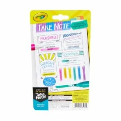 Best reviews of 🌟 24 Packs: 6 ct. (144 total) Crayola® Take Note™ Erasable Highlighters 😍 -Crayola Shop 10576318 2