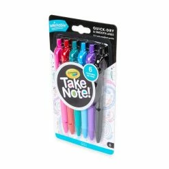 Cheapest 🎁 24 Packs: 6 ct. (144 total) Crayola® Take Note!™ Washable Gel Pens 🤩 -Crayola Shop 10576319 6 1