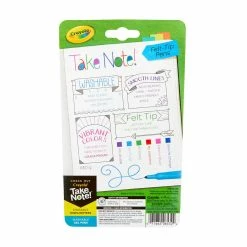 Cheapest 🧨 24 Packs: 6 ct. (144 total) Crayola® Take Note!™ Washable Felt Tip Marker Pens 👏 -Crayola Shop 10609833 4