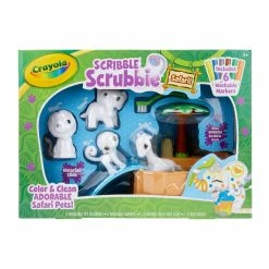 Cheap 🎁 8 Pack: Crayola Scribble Scrubbie Safari Animals Tub Set 😉