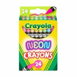 Discount ⌛ Crayola® Neon Crayons, 24ct. 😀