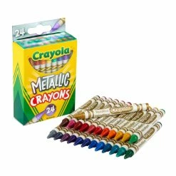 Outlet ⭐ Crayola® Metallic Crayons, 24ct. 👏 -Crayola Shop 10612136 3