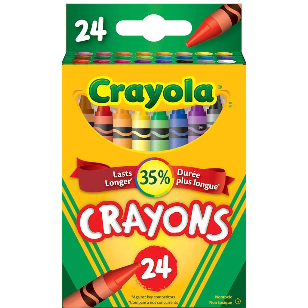 Outlet โ๏ธ 12 Packs: 24 ct. (288 total) Crayola® Boxed Crayons ๐ 3 Outlet โ๏ธ 12 Packs: 24 ct. (288 total) Crayola® Boxed Crayons ๐