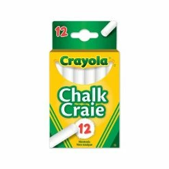 Outlet ✔️ 12 Packs: 12 ct. (144 total) Crayola® White Chalk 👏
