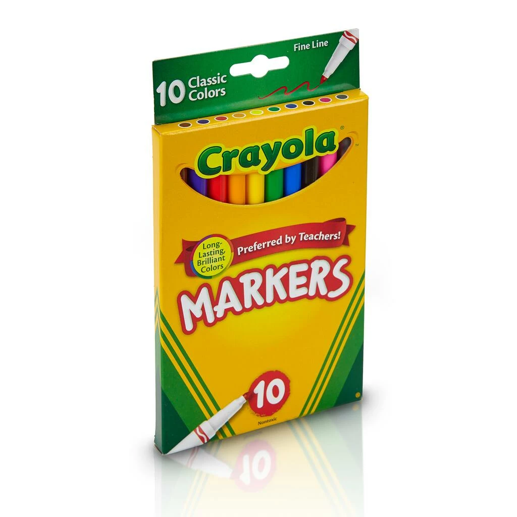 Discount 👍 12 Packs: 10 ct. (120 total) Crayola® Classic Colors Fine Line Markers ⭐ 6 Discount 👍 12 Packs: 10 ct. (120 total) Crayola® Classic Colors Fine Line Markers ⭐ - Image 4