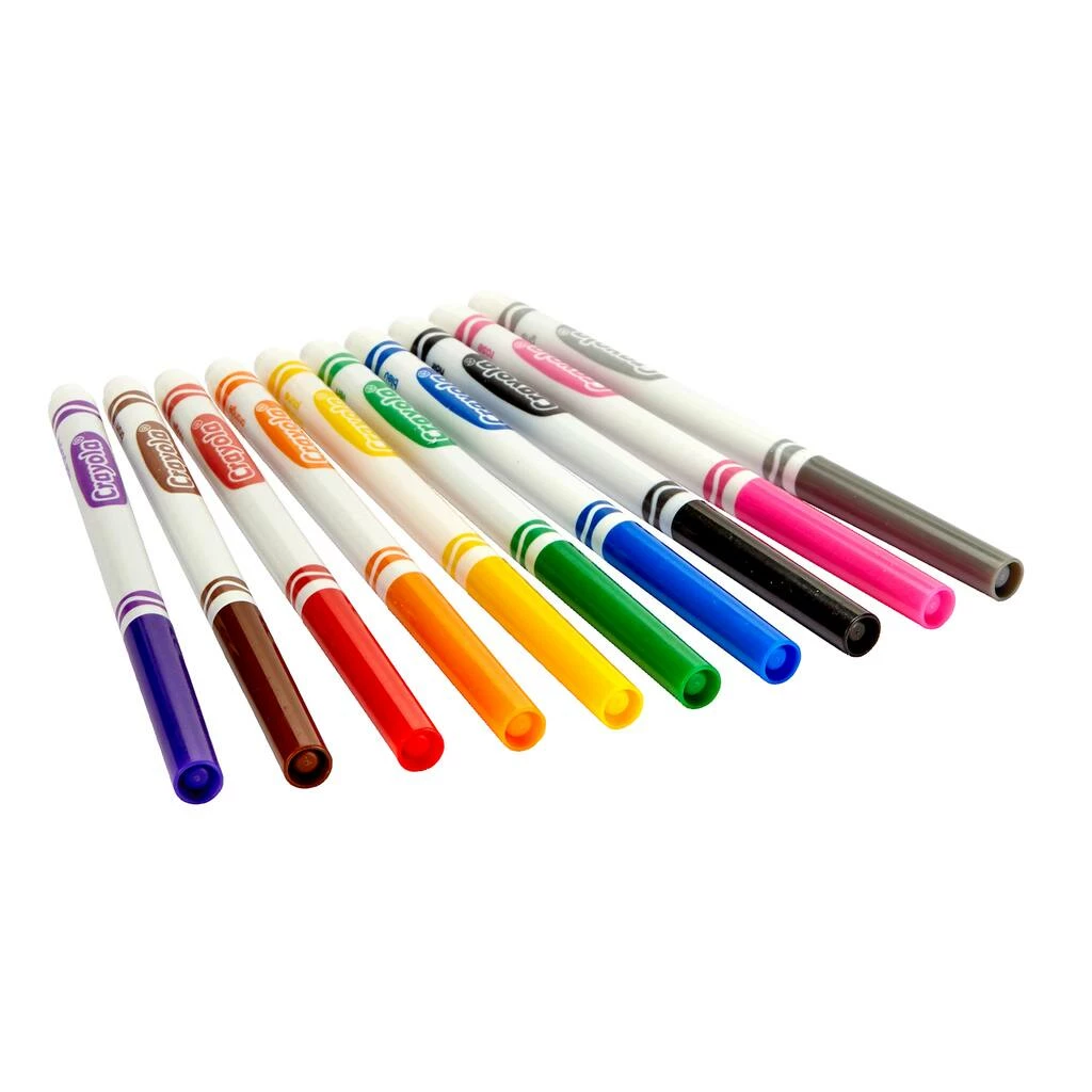 Discount 👍 12 Packs: 10 ct. (120 total) Crayola® Classic Colors Fine Line Markers ⭐ 4 Discount 👍 12 Packs: 10 ct. (120 total) Crayola® Classic Colors Fine Line Markers ⭐ - Image 2