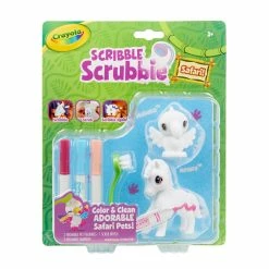 Wholesale 🛒 Crayola® Scribble Scrubbie™ Safari Amara & Makena Color Kit 😍