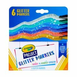 Buy 🎁 12 Packs: 6 ct. (72 total) Crayola® Project™ Glitter Markers 😍