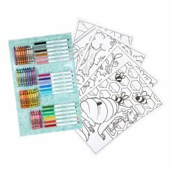 Best deal 🥰 8 Pack: Crayola® Giant Coloring Page Art Set 🌟 -Crayola Shop 10645305 2 1