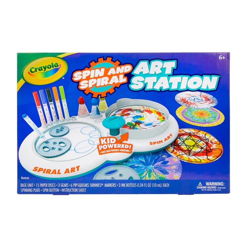 Best Pirce ⭐ 6 Pack: Crayola® Spin & Spiral Art Station 😍 3 Best Pirce ⭐ 6 Pack: Crayola® Spin & Spiral Art Station 😍