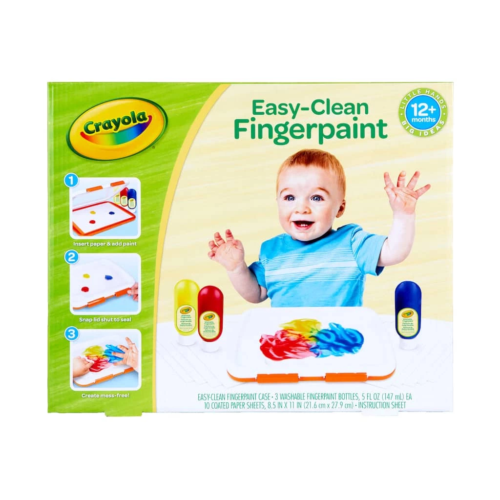 Top 10 💯 6 Pack: Crayola® Easy-Clean Fingerpaint Set ⌛ 3 Top 10 💯 6 Pack: Crayola® Easy-Clean Fingerpaint Set ⌛