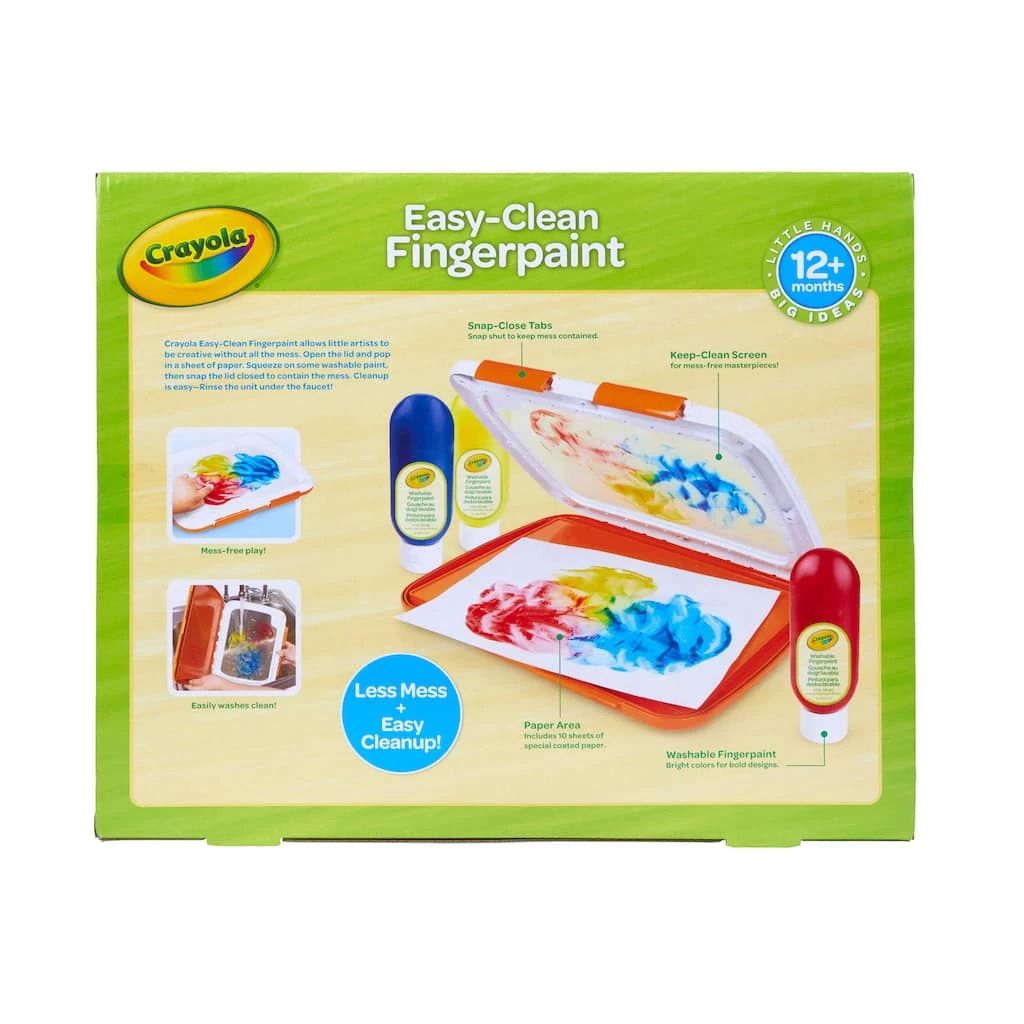 Top 10 💯 6 Pack: Crayola® Easy-Clean Fingerpaint Set ⌛ 6 Top 10 💯 6 Pack: Crayola® Easy-Clean Fingerpaint Set ⌛ - Image 4